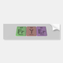 Fryer-Fr-Y-Er-Francium-Yttrium-Erbium.png Bumper Stickers