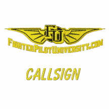 FU Wings on Golf Polo W/A-7 and Call Sign