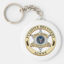 Fugitive Recovery Agent Key Chain