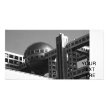 Fuji Building Modern Tokyo Personalized Photo Card