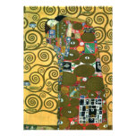 Fulfilment (The Embrace) by Gustav Klimt Custom Invitation