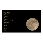Full Moon Business Card Personalize Your Cards