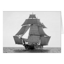 Full-Rigged Ship Card