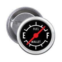 Full tank, Empty wallet Pin