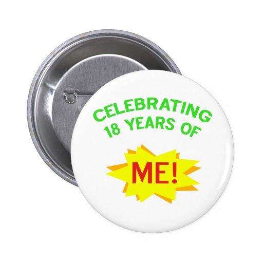 Fun 18th Birthday Gift Idea Button