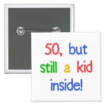 Fun 50th Birthday Humour Pin