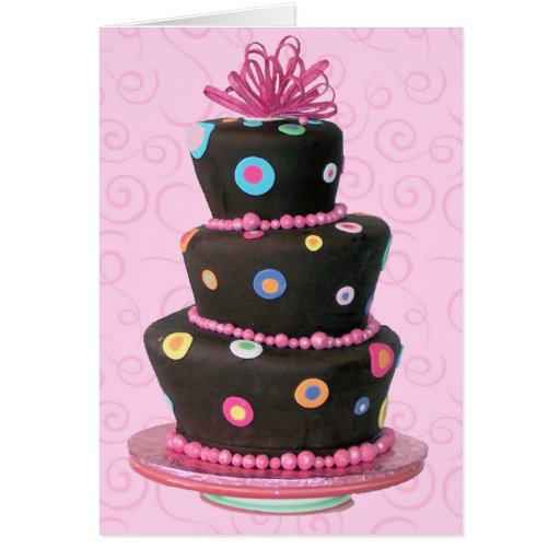 Fun Birthday Cake card