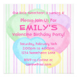 Fun Candy Hearts Custom Invites
