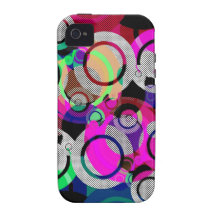 Fun Circles and Oddities iPhone 4 Cover