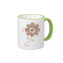 Fun Earthy Flower Coffee Mug