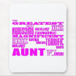Fun Gifts for Aunts : Greatest Aunt Mousemat