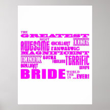 Fun Gifts for Brides : Greatest Bride Poster