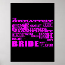 Fun Gifts for Brides : Greatest Bride Print