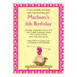 Fun Gymnastics Kids Birthday Party Invitation