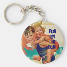 Fun in the sun keychain