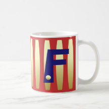 Fun Initial F Mug