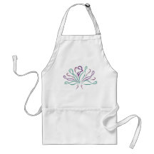 Fun whimsical bouquet aprons