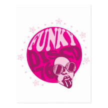 Funky Disco Postcard