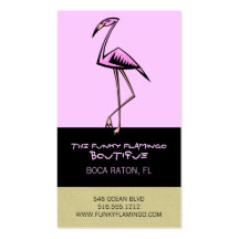 Funky Flamingo Business Cards