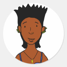 funky Gal Stickers