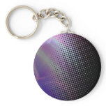 funky girly halftone textured keychains
