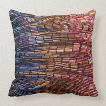Funky Multi Coloured Seed Bead Look Mojo Pillow