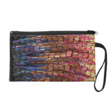 Funky Multi Coloured Seed Bead Look wrislet Case Wristlet