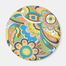 Funky Retro Magnet