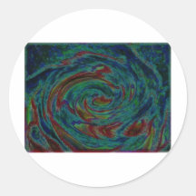 funky swirls sticker