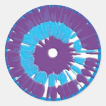 funky tie dye sticker