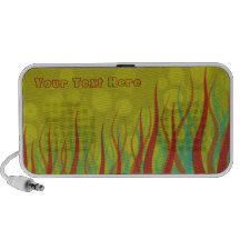 Funky Wavy Spikes portable Doodle speaker