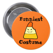 Funniest Costume Halloween Award Button