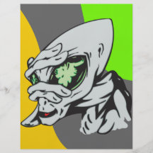 Funny Alien Flyers