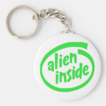 Funny alien key chains