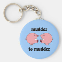 Funny and cute pigs key chain