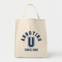 Funny Annoying You Bag, Blue
