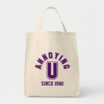 Funny Annoying You Bag, Purple