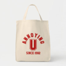 Funny Annoying You Bag, Red