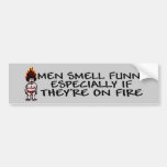 Funny anti men bumper sticker