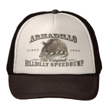 Funny Armadillo Speedbumps by Mudge Studios Hat