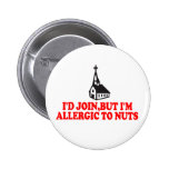 Funny atheist pinback button
