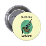 Funny bagpipe pin