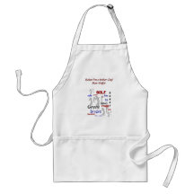Funny BBQ Better Chef than Golfer Aprons