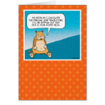 Funny birthday card: Evil Kitty