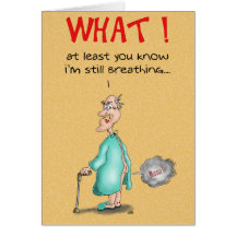 Funny Birthday Cards: Old Fart