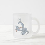 funny biting tongue crab coffee mugs