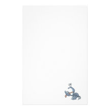 funny biting tongue crab stationery