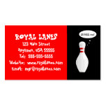 Funny Bowling Alley Business Card Template