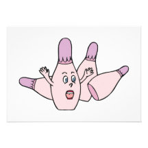 Funny Bowling Invitation Party