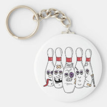 Funny Bowling Keychain